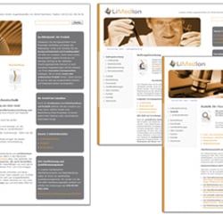 Webdesign, Programmierung, Text für Limedion GmbH (Forschung, Technik)