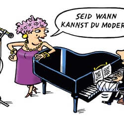 Cartoon für teNeus Humorkalender