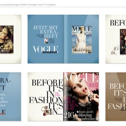 Vogue Anzeigen – Layouts – Freelancing Projekt