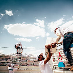 distribution of relief items