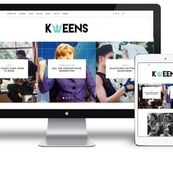 Website Bildschirm, Tablet, Mobil