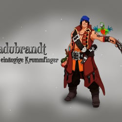 Charakterdesign Pirat