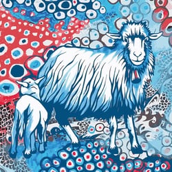 Ungulate 2, fineartprint 30 × 30 cm (variable)