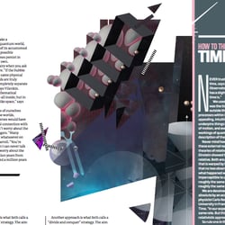 „How to think about…“ illustrating cover story for New Scientist UK / june 2018