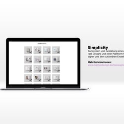 Konzeption und Gestaltung eines Corporate Designs, einer Plattform für Designer und den stationären Einzelhandel.