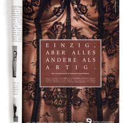 Breuninger Anzeigenkampagne „Modewerbung, die spricht“