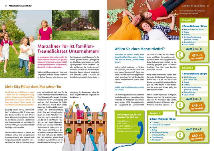 Mieterinfo Wohnungsgenossenschaft MT