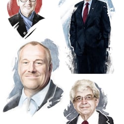 Editorial Illustrationen, Portraits, Changes Magazin