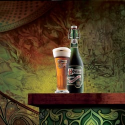 Hintergrundillustration für Bierwerbung