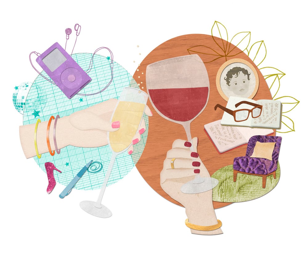STERN GESUND LEBEN MAGAZIN / Älter werden – Prosecco vs. Rotwein