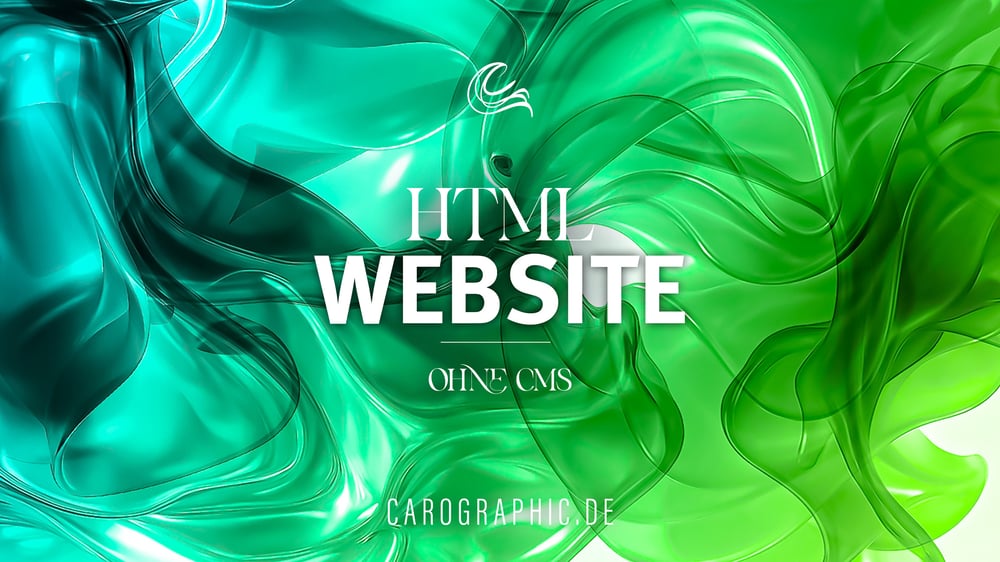 HTML-Websites ohne CMS für klare digitale Unternehmenspräsenz – carographic
