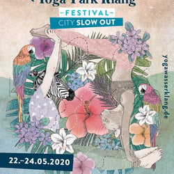 Yoga Wasser Klang Plakat 2020