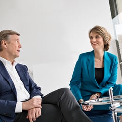Interview Claus Kleber und Marietta Slomka ZDF