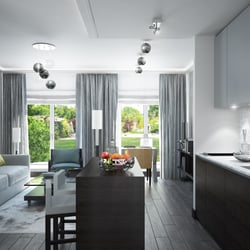 Wohnstudio mit Koch-/Essbereich