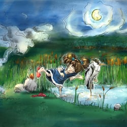 7 – Charlotte Wackelt Im See  1