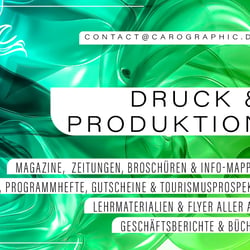Druck & Produktion – Magazine, Broschüren & Bücher Referenz: carographic by Carolyn Mielke