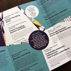 FEM* Fest, Festival Basel / Folder Design