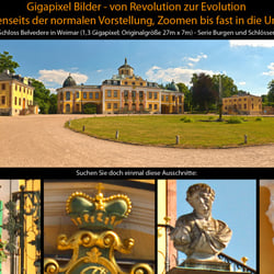 Schloss Belvedere – 1,3 Gigapixel; Originalgröße 27m x 7m