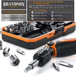 Brandson Steckschlüsselsatz 3D
