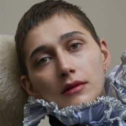 Model wearing Prada