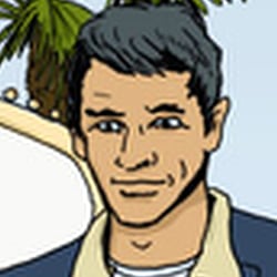 Digitale Comic-Illustration