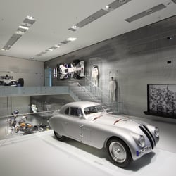 BMW Museum Flachbau; Exponat Mille Miglia