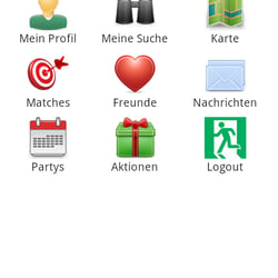 Android Hauptmenü