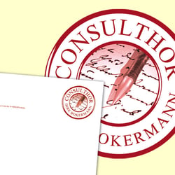 Logo und Briefpapier – Consulthor, Leipzg