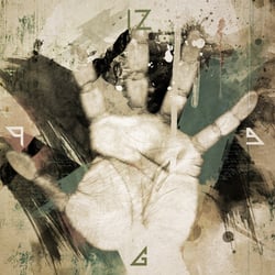 Wanduhrenmotiv: Handprints