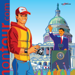 „Tom“, Charakterdesign und Coverillustration für die Zeitschrift „Tom on Tour“