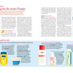 Die Haut, Illustration und Layout für healthy living