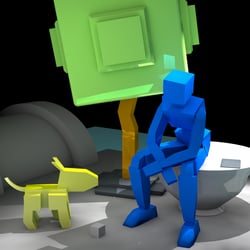 Würfelfigur Studie 1