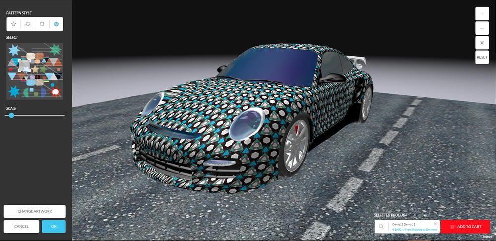 WebGL – Erstellen von 3D-Modellen und Programmierung des WebGL Konfigurators