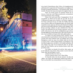 Ende Farbteil und Fortsetzung Text