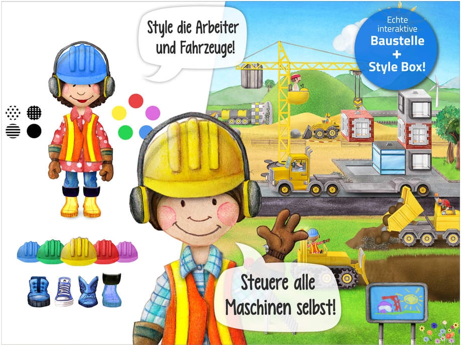 Meine Bauarbeiter – auf der Baustelle für Kinder