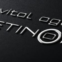 Diseño de logotipo de la línea VITAL AGE RETINOL para la firma de cosmética internacional ATACHE s.a.