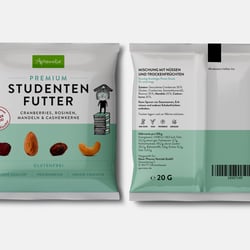 heart.dsgn, Sonja Gleixner // Packaging Design // Aponatur Studentenfutter