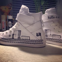 Schuh-Verschönerung..