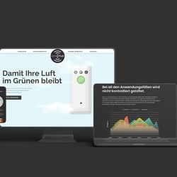 Webdeisgn Referenz für StartUp