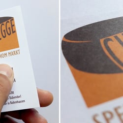 Auftraggeber: Chäsegge – Spezialitäten vom Markt / Auftrag: Logoentwicklung, Visitenkarten