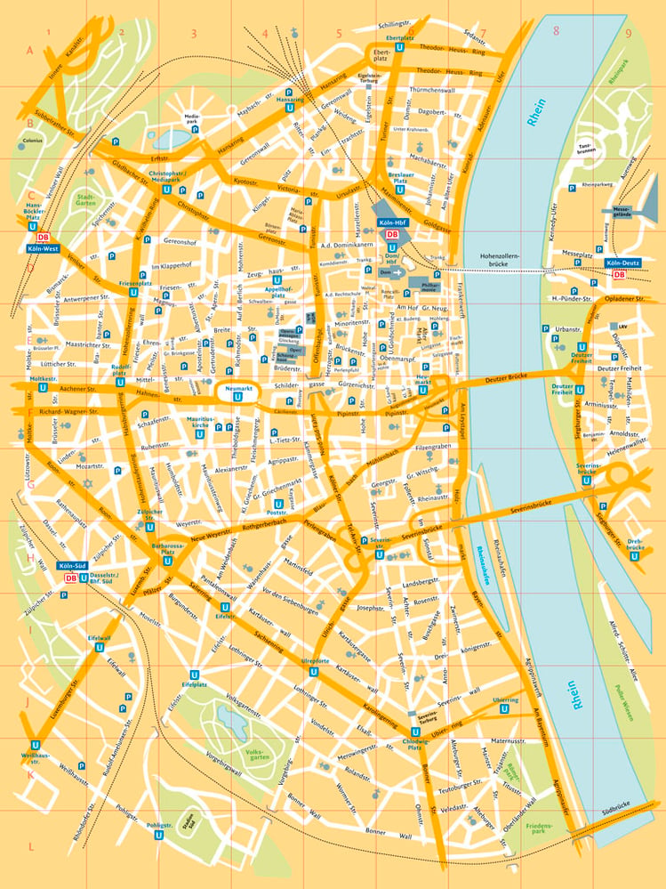 LEBENSART MAGAZIN / WIENAND MEDIEN GMBH / Stadtplan: Köln