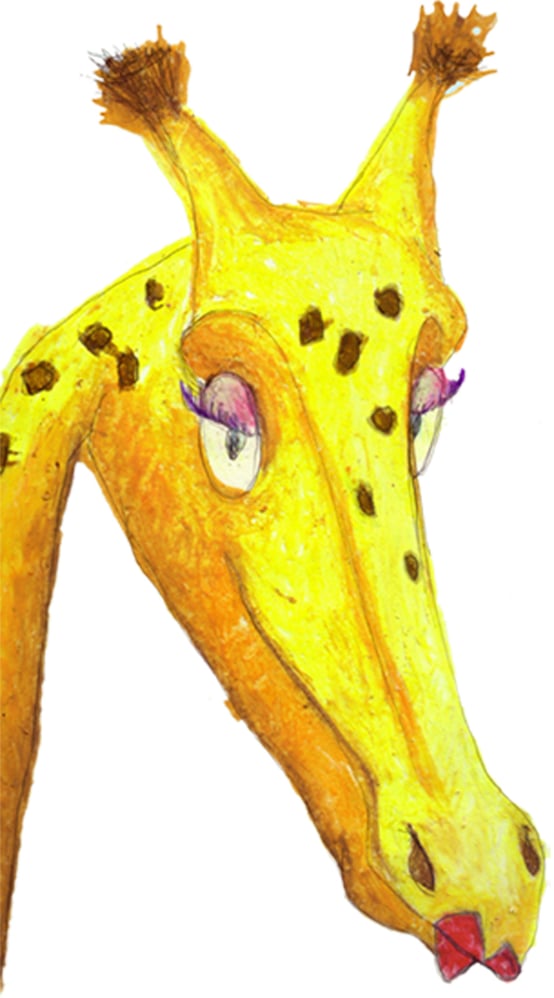 Buchprojekt „Die Giraffe“ zu einem Text von Axel Hacke Illustration / Layout / Umsetzung