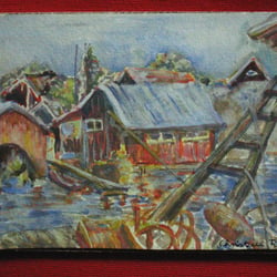 schweden 1985 Aquarell