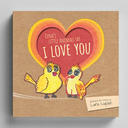 Buchgestaltung „Lunas Little Animals Say I Love You“, Edition Quadylle
