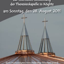 Einweihung Kapelle Köglitz – Flyer A6 – 01