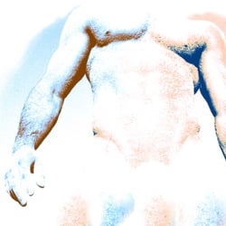 Original 1.oo x 1.oo auf Leinen, handkoloriert – body gepaintet