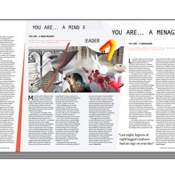 YOU ARE AMAZING / page 2, artwork series for New Scientist mag (GB)