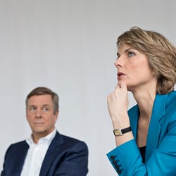 Interview Claus Kleber und Marietta Slomka ZDF