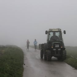 unterwegs im Morgennebel