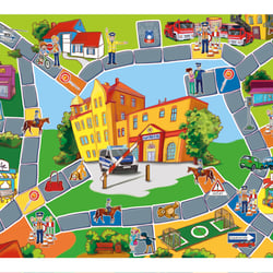 Das grosse Polizeispiel – Spielplan